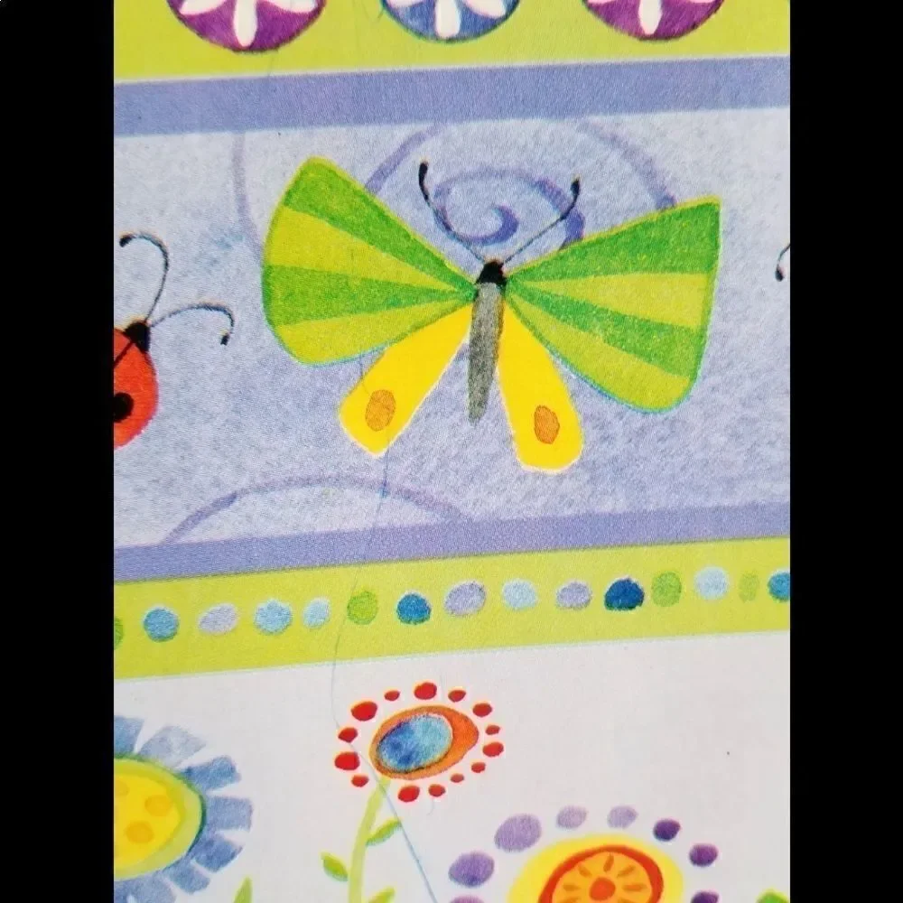 Vintage spring garden gift wrap